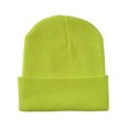 thumbnail image 4 of Sonducket Gorros Gorros Gorro de punto con puños Calentador Skullcap Elástico Casual Ropa para el cabello Regalos Invierno Esquí amarillo Type2 NO2, 4 of 6