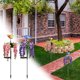 thumbnail image 3 of Luces de decoración de jardín para el hogar lámpara LED de Wdftyju flores artificiales para césped paisaje de frijol Solar recarga automática paisaje de valla, 3 of 9