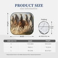 thumbnail image 3 of Sikiie Horses running Print Foldable Car Windshield Sun Visor, Car Window Sunshade Suitable for Sedan, SUV and Truck Car Accessories-Large, 3 of 6