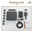 thumbnail image 5 of Boyel Living Rain Mixer Shower Faucet Set Ceiling Mount 12'' Rainfall 3 Function Thermostatic Shower System with 6 Body Jets 59"Hose,Matte Black, 5 of 8