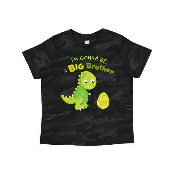Inktastic I'm Gonna Be a Big Brother-dino Boys Toddler T-Shirt
