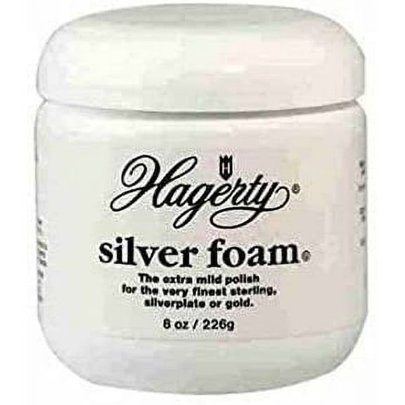 Hagerty Silver Foam Polish 11070-7OZ Automotive Polishes, 7 Pieces