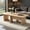Oak, variant on Demi Bonn Modular Coffee Table Set of 2 - L-Shaped, Reconfigurable, Small Space, Walnut