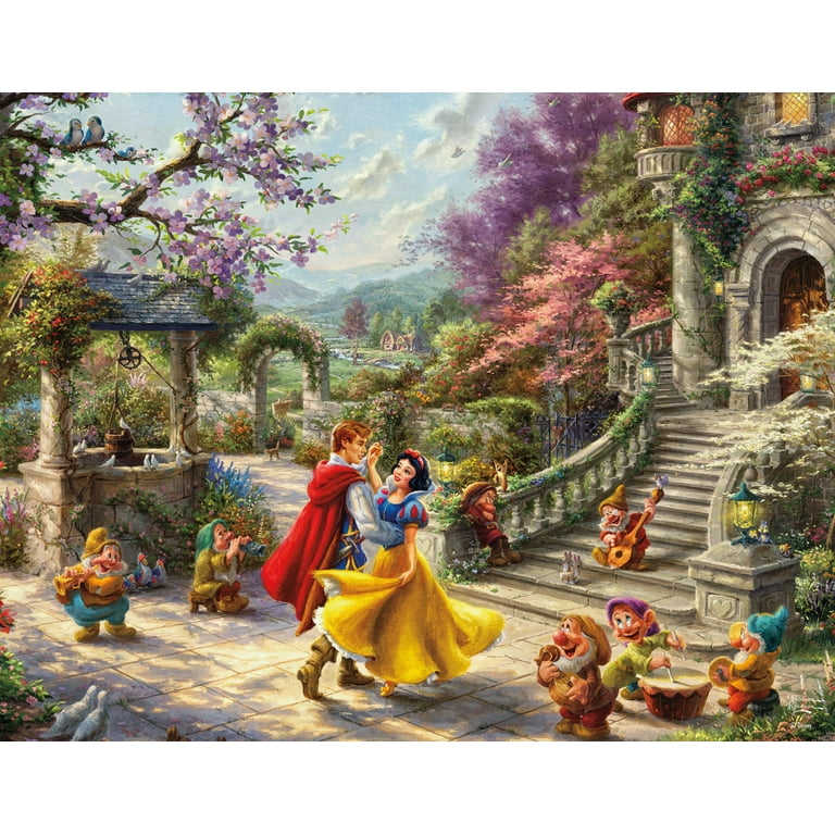Ceaco - Thomas Kinkade - Disney - Princess Collection - Four