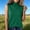 Green, variant on FRSASU Women's Vest Turtleneck Sleeveless Solid Color Knit Sweater High Neck Summer Casual Pullover Sweater Yellow
