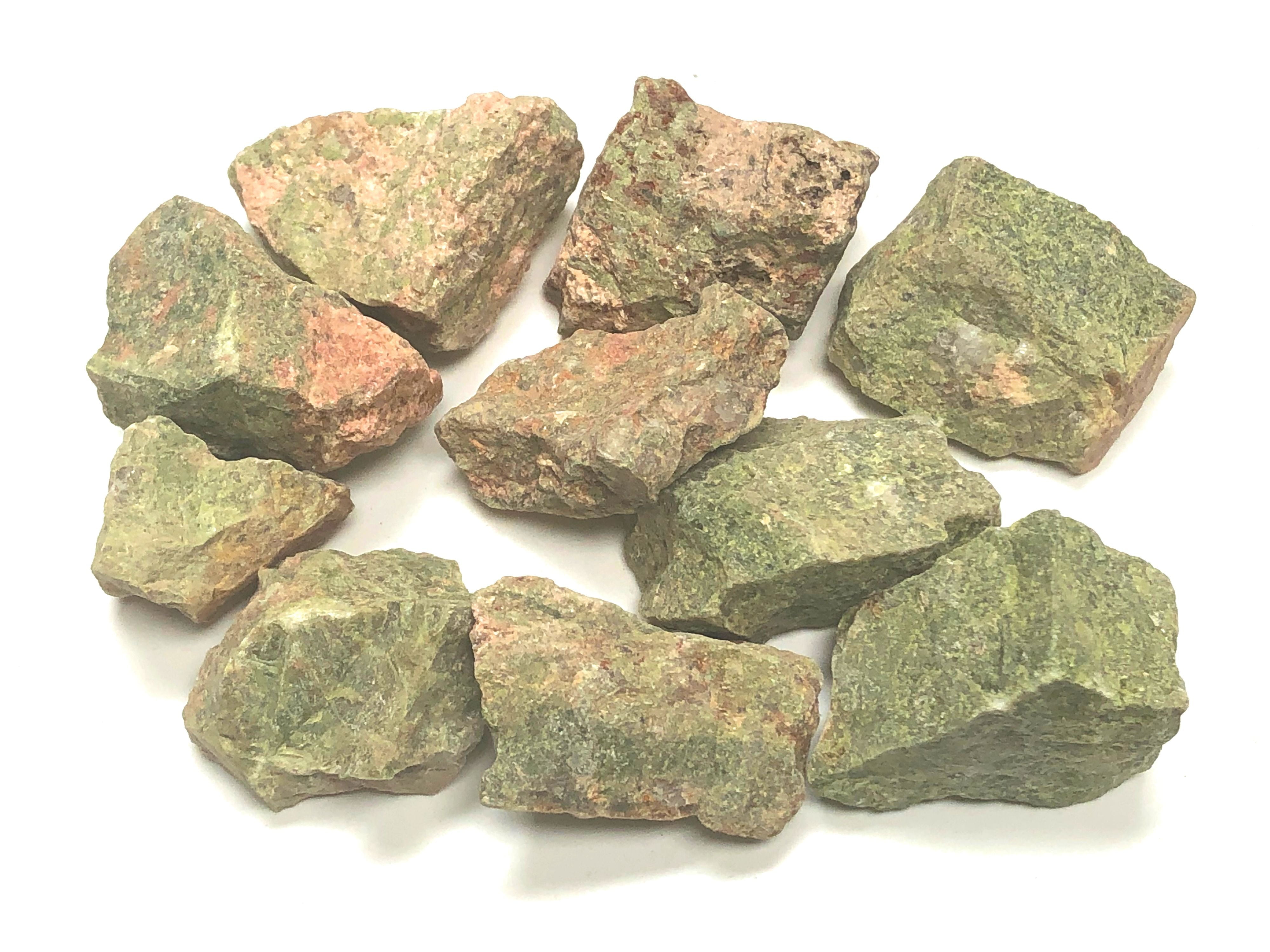 Rough Unakite Stones 1/2 lb Lot Zentron™ Crystals 