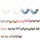 thumbnail image 4 of Pendientes en forma de U Sonducket estampado de leopardo joyería de moda accesorio café rojo, 4 of 6