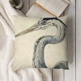 thumbnail image 3 of SHANXI Pillow Covers  Double Sided Decorative Couch Cushion Cover for Throw Pillows Linen Square Watercolor Heron Pillowcase 18x18in, 3 of 5