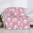 thumbnail image 4 of Throw Blanket for Couch, Cute pink cat Super Soft Fuzzy Comfy Warm Throw Blanket, Cuteness Lightweight Cozy Plush Flannel Blanket & Throws for Sofa and Bed All Season, 4 of 5