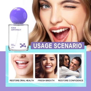 2PC Kiss Artifact Probiotic Freshing Oral Spary 20ml - Mint Flavor