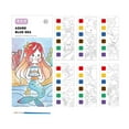 thumbnail image 1 of Libros para colorear con acuarela y pincel Marcapáginas de acuarela Entretenimiento Dibujo, 1 of 7