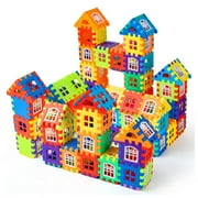 House Block Building Toy, Early Learning Spacious House Building Block 3D Puzzle Toy for Boys Girls