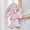 Blush Powder E, variant on Hengshan Lop Ear Bunny Stuffed Animal, 9.8 Inch Cute Long Ear Rabbit Plush Toy with Elegant Lace Bow, Soft Fluffy Plush PP Cotton Filling, Kawaii Rabbit Plush Gift for Girls Kids Birthday Holiday