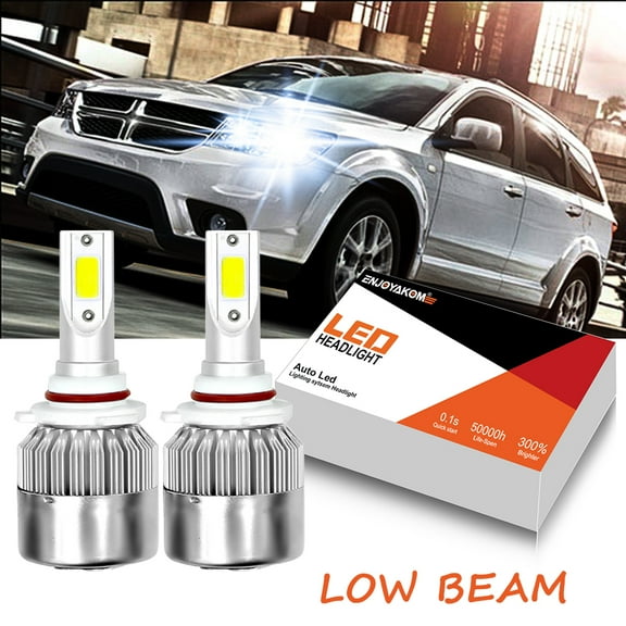 2pcs 9006 LED Low Beam Bulbs For GMC Yukon XL 2000-2006 9006 HB4 LED Headlights 6000K White