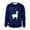 Navy, variant on Telankuip Oversized Christmas Sweatshirts for Men Trendy Xmas Print Classic Crewneck Pullovers Loose Long Sleeve Non-knitted Funny 3D Graphic Holiday Casual Workout Tops Red XL