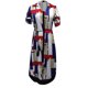 thumbnail image 5 of Vestido camisero HUOGUO Fashion para mujer, estampado de solapa, holgado, 5 of 5