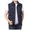 Dark Blue, variant on Cargo Fishing Vests for Men Casual Collared Zip Up Sleeveless Jacket with Pockets Outdoor Work Photo Travel Hiking Vest