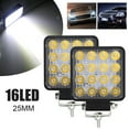 thumbnail image 2 of 2PCS Car LED Work Light Off Road Truck Van Waterproof Daytime Running Headlights Driving Fog Lamp, 2 of 9