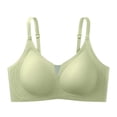 thumbnail image 2 of Fatuov Wireless Bralette for Women Breathable Fabric Full Coverage Push Up Bra Solid Color Everyday Bra 38B, 2 of 5