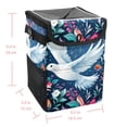 thumbnail image 5 of Peace Dove Foldable Car Trash Can with Lid, Leak-proof and Hanging Storage Bag - Car Trash Bin for Convenient Use, 5 of 6