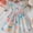 F-51Light Blue, variant on ZHOGXU Kids Girls Summer Dress Flying Sleeve Round Neck Floral Print Comfortable Fashiona Lightweight Dresses For Casual Daily Wear,Light Blue,3-4 Years
