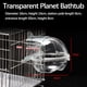 thumbnail image 5 of Bañera Bird con dispositivo de ducha enchufable | Caja de baño de plástico transparente para pájaros pequeños Estornino, Perico Canario | Desmontable fácil de limpiar | Diseño de establo grande de, 5 of 7