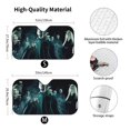 thumbnail image 3 of Windshield Sun Shade Foldable Car Front Window Sunshade For Car Suv Trucks Vans - Best Heat Shield Blocker Visor Cover Blocks Uv Rays And Keeps Your Vehicle Cool-Small, 3 of 5