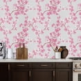 thumbnail image 2 of Peel and Stick Wallpaper Soft Pink Blossom White Flowers Branches Wall Mural 17.7in x 9.8ft Self Adhesive Removable Wall Paper Renter Friendly Wallpaper for Nursery Bedroom Cabinets, 2 of 8