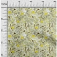 thumbnail image 2 of oneOone Georgette Viscose Light Green Fabric Floral Fabric For Sewing Printed Craft Fabric By The Yard 42 Inch Wide, 2 of 4