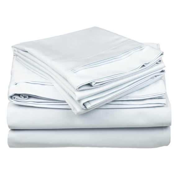 Superior 650 Thread Count Long-Staple Combed Cotton Solid Sheet Sets