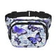 thumbnail image 1 of Fotbe Butterflies Cangurera Cuadrada con Estampado de Doble Capa, Bolsa de Cintura Ajustable Mini para Hombres y Mujeres, 1 of 9