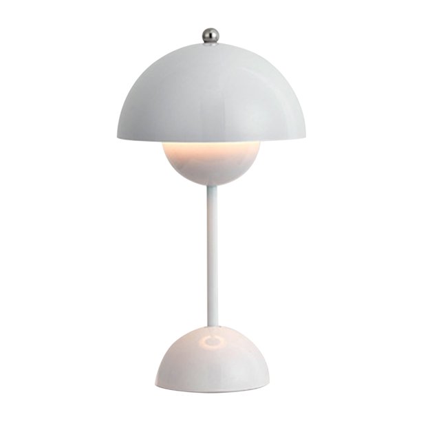 Lámpara de mesa moderna RBCKVXZ con forma de maceta, lámpara de escritorio recargable y regulable con forma de capullo de flor, lámpara de noche pequeña, lámpara de mesita de noche para interior y