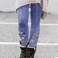 thumbnail image 2 of Compression Socks for Women Slim Printed Fashion Casual Fall Winter Soft Mens Socks Blue L, 2 of 4