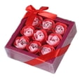 thumbnail image 3 of Juego de jabón de rosas perfumado con hermosa caja de regalo, ideal para celebrar 5 piezas, 3 of 8
