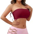 thumbnail image 6 of Bxsruta Women's Bandeau Bra Strapless Seamless Stretch Tube Top for Layering, 6 of 6