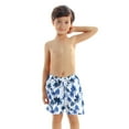 thumbnail image 6 of Nituyy Family Matching Leaves Print Swimwear, Father Son Swim Trunks/Boys Tops Shorts Bathing Suits, 6 of 7