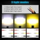 thumbnail image 3 of Lente de proyector de faro Led YONGSHENG para motocicleta doble color, 3 of 5