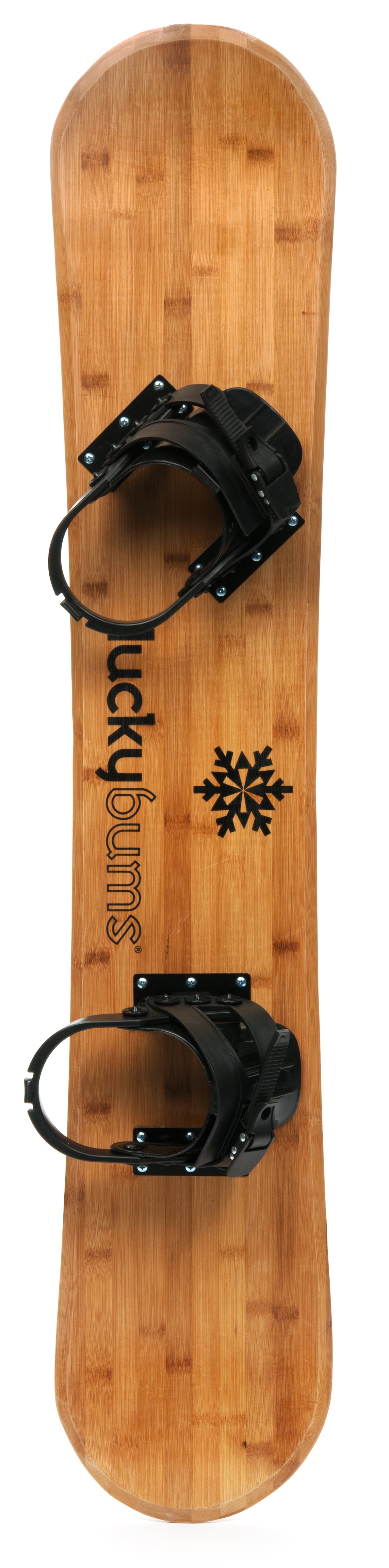 Lucky Bums Heirloom Collection Youth Kids Wooden Snowboard, 120 cm by Lucky Bums
