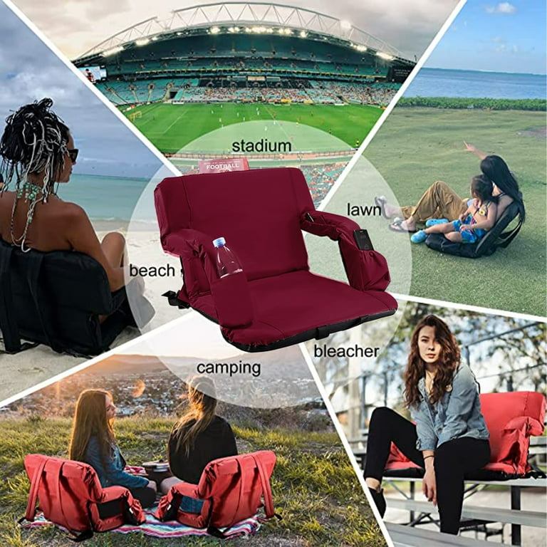 Free Shipping! Stadium Seat for Bleacher Bench Portable Folding