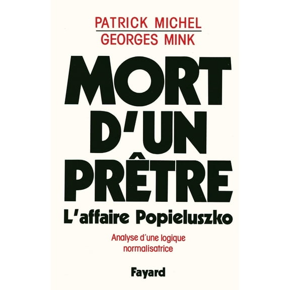 Mort d'un prêtre, (Paperback)