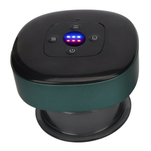 Cupping Massager Device, Vacuum Cupping Machine Rechargeable Green Hot Compress Flameless For Arm