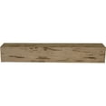 thumbnail image 3 of Ekena Millwork 8"H x 12"D x 60"W Pecky Cypress Faux Wood Fireplace Mantel, Natural Honey Dew, 3 of 17
