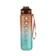 thumbnail image 1 of Botella de agua motivacional DYTTDG con vaso de vidrio y marcador de tiempo, 32 oz, apertura de expulsión apretada, libre de BPA, con boca ancha a prueba de fugas y flujo de agua rápido para deportes, 1 of 8