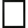 thumbnail image 2 of 1-13/16" Polystyrene Mosaic Textured Modern Picture Frame - by WholesaleArtsFrames-com. 14x22 243 Series - Rich Black - Made In USA, 2 of 5