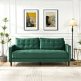 thumbnail image 3 of Modern Upholstered 3 Seat , , Support For Living Room, Bedroom, Apartment Wooden Frame, 3 of 5