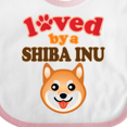 thumbnail image 4 of Inktastic Shiba Inu Dog Lover Boys or Girls Baby Bib, 4 of 4
