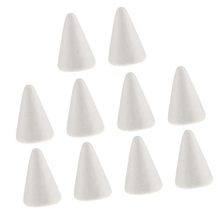 Craft Foam Cones- 15-Pack Cone Polystyrene Foam Foam Blocks