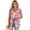 Christmas Cute Santa, variant on Leopard Print Women's Suit Vest Size 5XL with Pockets Open Front Long Vest for Women V Neck Button Down Vests Top Casual Outerwear