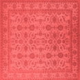 thumbnail image 1 of Ahgly Company Indoor Square Oriental Red Traditional Area Rugs, 6' Square, 1 of 4