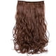 thumbnail image 1 of Extensión de cabello sintético ondulado, rizado, mate, de 23,6 pulgadas, con 6 clips, para mujer, color marrón claro, 1 of 1